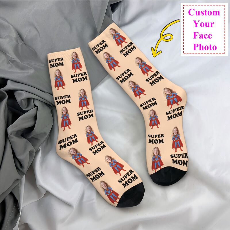 Dress Sock Men - Skarpetki męskie Super Mama z własnym