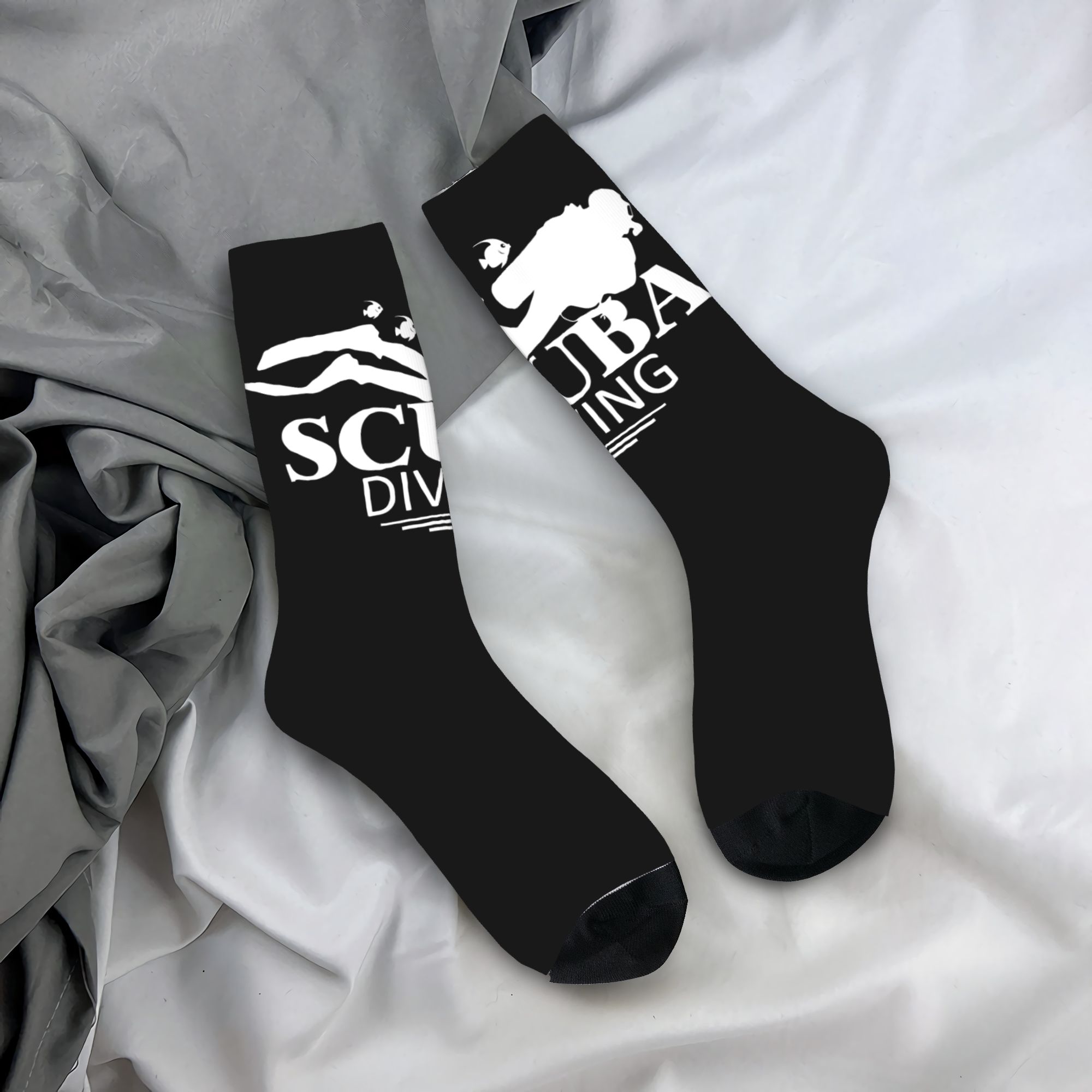 Dress Sock Men - Zabawne skarpety do nurkowania dla mężczyzn