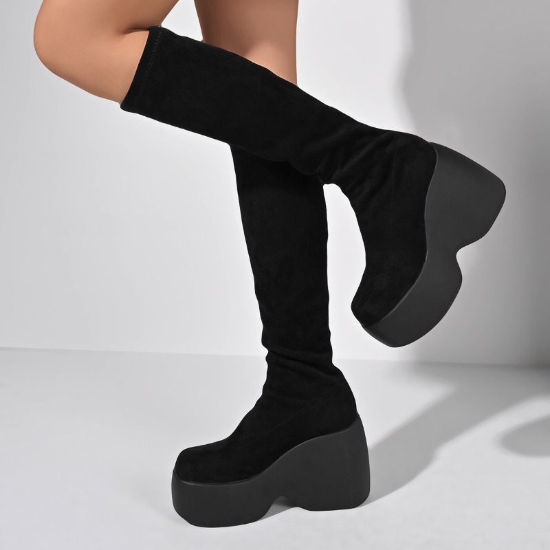 Zimowe Nowe Obcisłe Botki Skar – Knee High Sock Women recenzja i cena