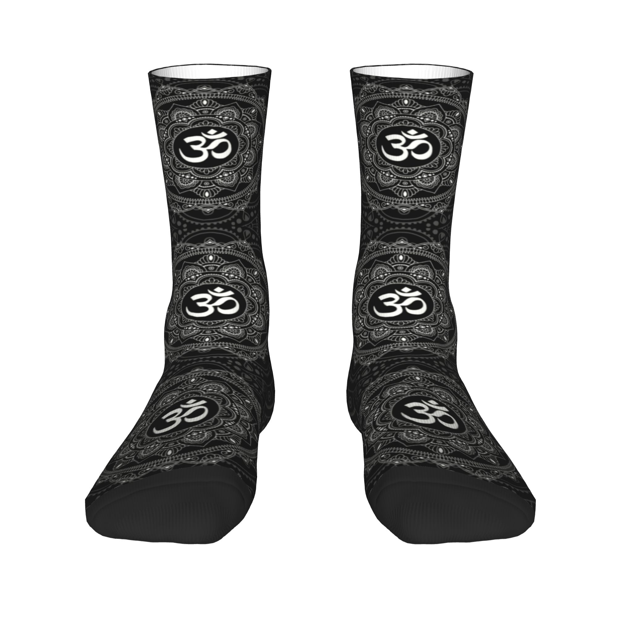 Skarpetki z mandalą Om, męskie – Dress Sock Men recenzja i cena