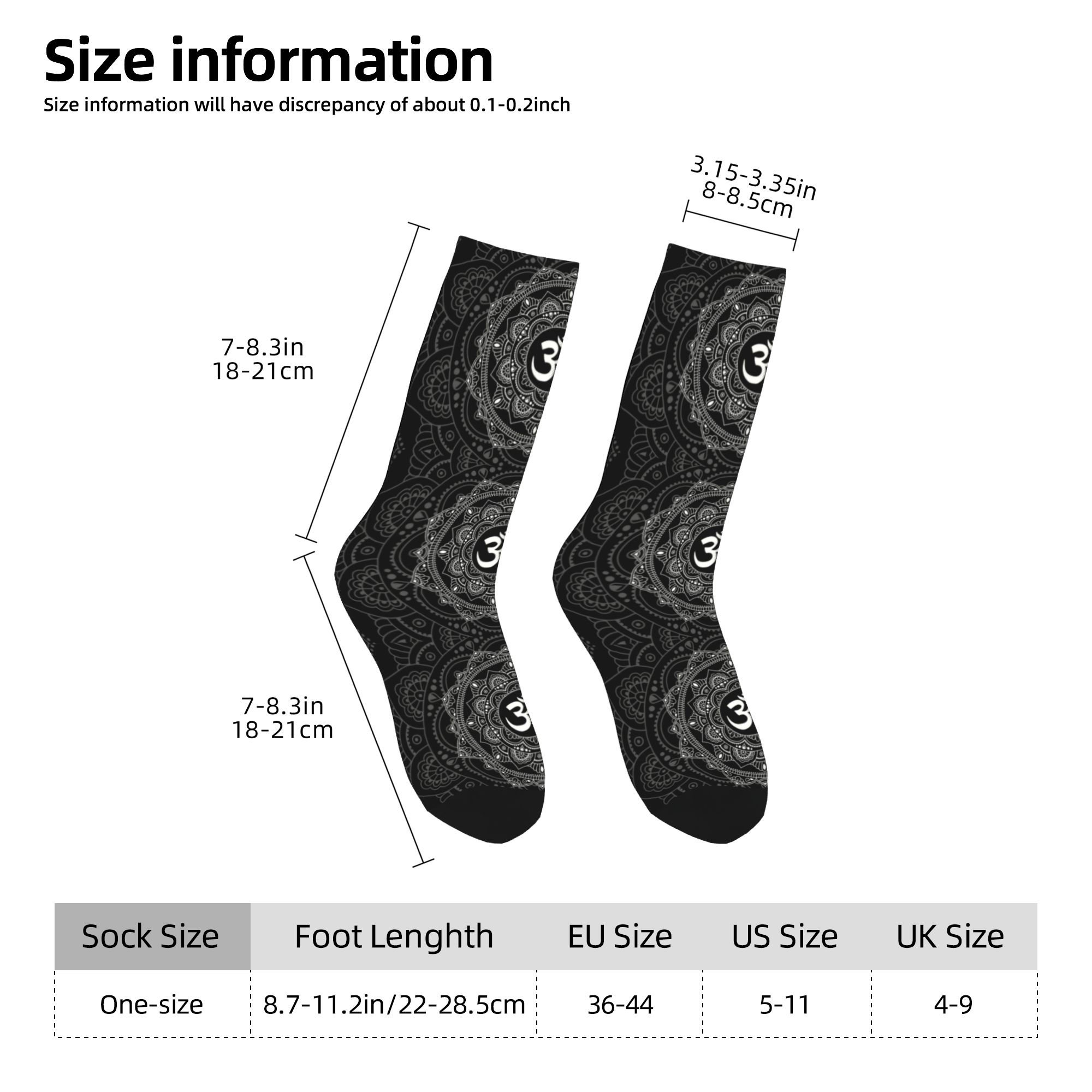 Skarpetki z mandalą Om, męskie – Dress Sock Men recenzja i cena